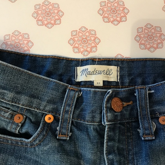 Madewell Denim Boyshorts Frances Wash Size 25 - Picture 7 of 7